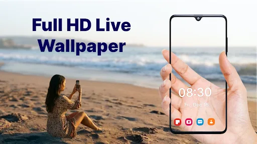 Transparent Live Wallpaper 4K screenshot 1