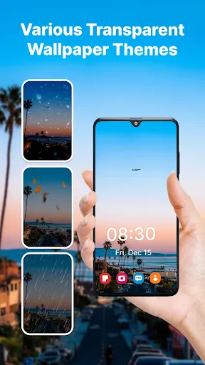 Transparent Live Wallpaper 4K screenshot 3