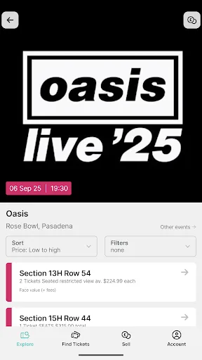 Twickets screenshot 4