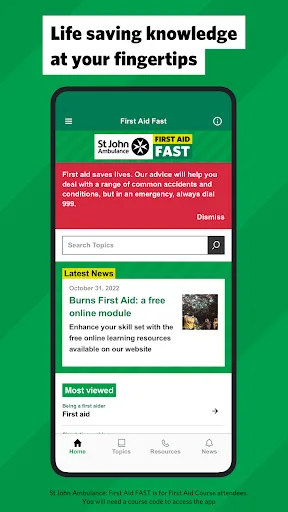 SJA First Aid Fast screenshot 2