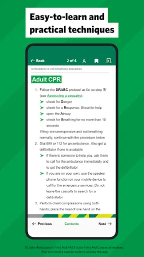 SJA First Aid Fast screenshot 3