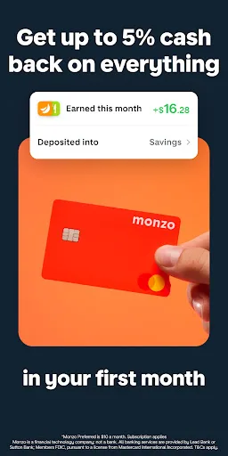 Monzo - Mobile Banking screenshot 2