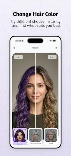 HairlyAI – Hairstyle Try On screenshot 1
