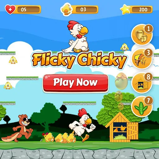 Flicky Chicky screenshot 1