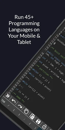 Code IDE : Compiler & Editor screenshot 1