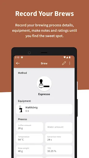 iBrewCoffee - Coffee Journal screenshot 2