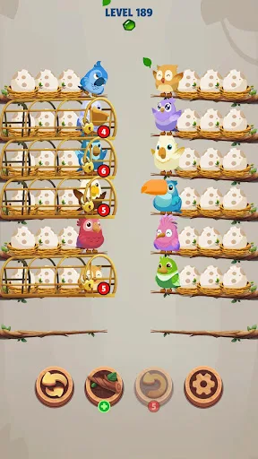 Bird Sort Jam: Color Puzzle screenshot 3
