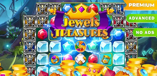 Jewels Treasures Match 3 Pro screenshot 5