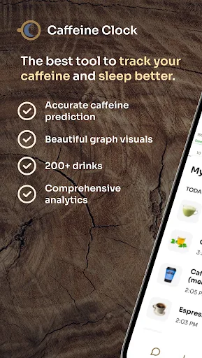 Caffeine Clock: Track Caffeine screenshot 1