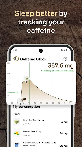 Caffeine Clock: Track Caffeine screenshot 3