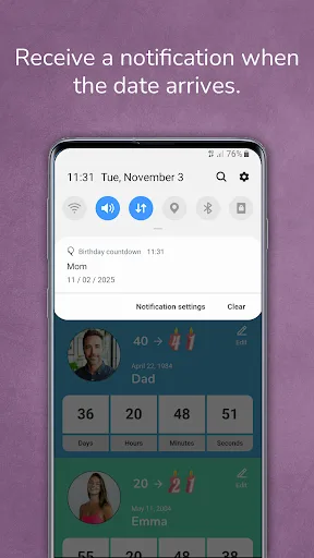 Birthday Countdown screenshot 4