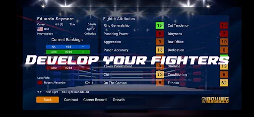 Boxing Manager screenshot 2