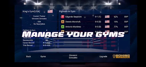 Boxing Manager screenshot 3