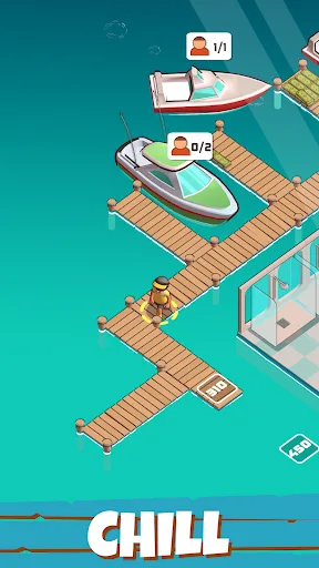 Marina Fever - Idle Tycoon RPG screenshot 5
