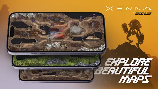 Xenna: Card Battle RTS screenshot 5