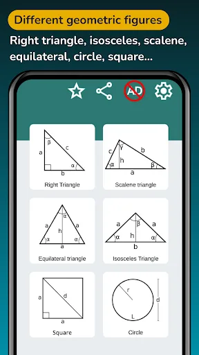 Geometry solver & Trig solver screenshot 3