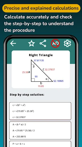 Geometry solver & Trig solver screenshot 4