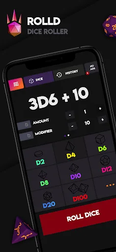Rolld Virtual Dice screenshot 1