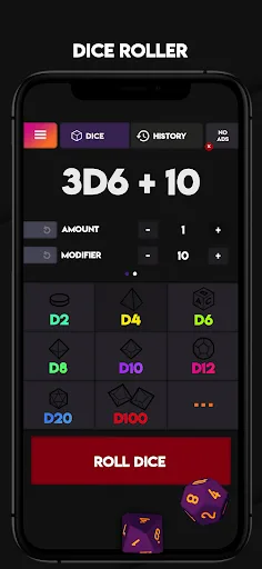 Rolld Virtual Dice screenshot 5