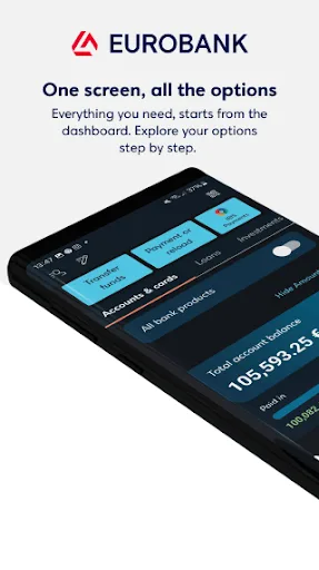 Eurobank Mobile App screenshot 1