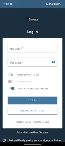 Fay Servicing Mobile Access screenshot 1