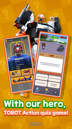 TOBOT: Action Quiz Heroes screenshot 1