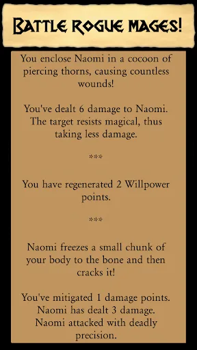 Mighty Mage Text Adventure RPG screenshot 2