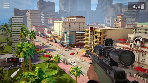 Vice Sniper: Crime Shooting 3D screenshot 1