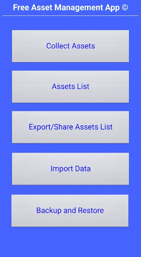 Asset Management App screenshot 2