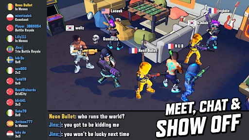 Gridpunk Battle Royale 3v3 PvP screenshot 5