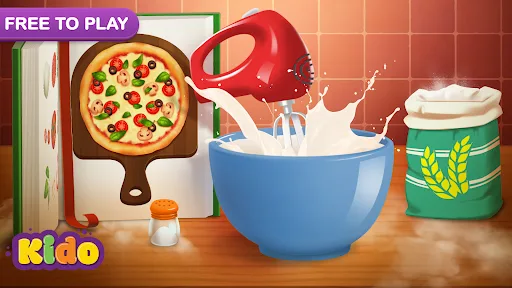 Pizza Baking Games for Kids screenshot 2