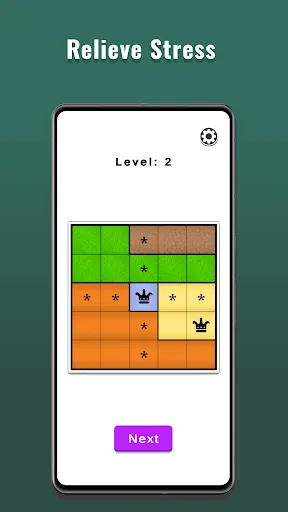 Queens Puzzle - Queens logic screenshot 2