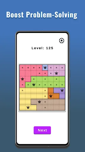 Queens Puzzle - Queens logic screenshot 5
