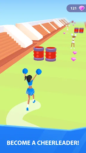 Cheerleader Run 3D screenshot 1