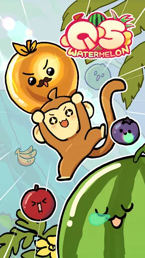 QS Monkey Land : Fruit Merge screenshot 1