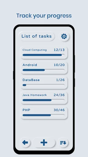 Simple Progress Tracker screenshot 1