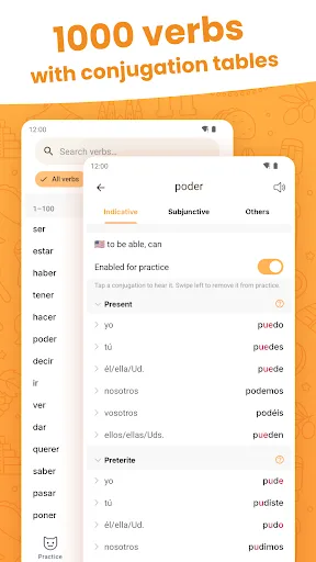 ConjuGato: Learn Spanish Verbs screenshot 4