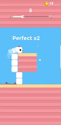 Angry Chicken - square bird -  screenshot 4