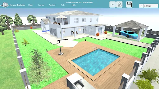 HOUSE SKETCHER | 3D FLOOR PLAN screenshot 1