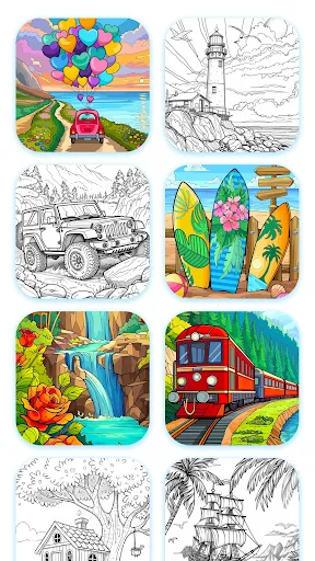 Coloring Book For Relaxation screenshot 2