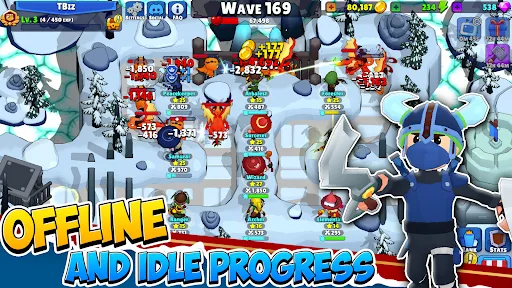 Idle Hero TD Tower Defense RPG screenshot 4