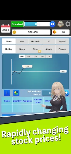 Stock Game - Capitalism screenshot 1