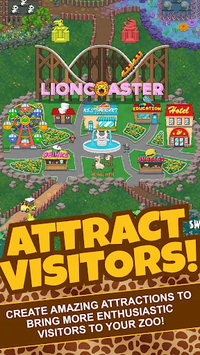 Idle Tap Zoo: Tap, Build & Upg screenshot 1