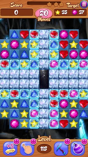 Crystal Blast Insanity Match 3 screenshot 2