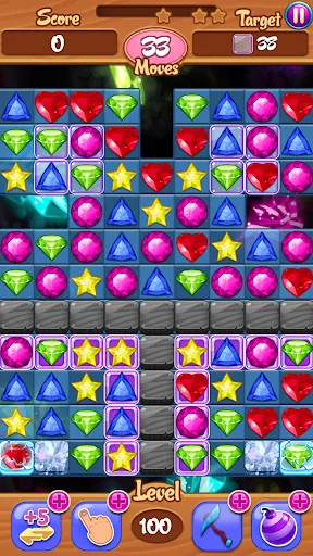Crystal Blast Insanity Match 3 screenshot 3