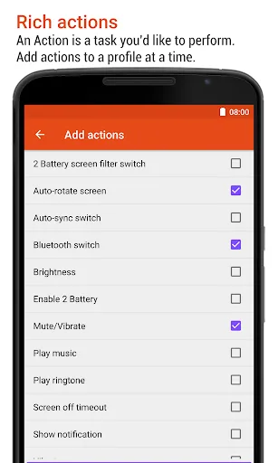aProfiles - Auto tasks screenshot 4