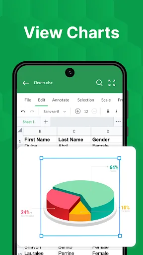 XLSX Reader: XLS Viewer Editor screenshot 3