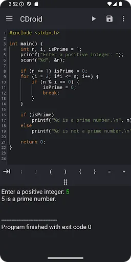 CDroid - Super Fast C Compiler screenshot 2