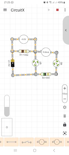 CircuitX: Circuit Simulator screenshot 1