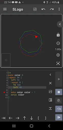 SLogo : Logo Turtle Graphics screenshot 2